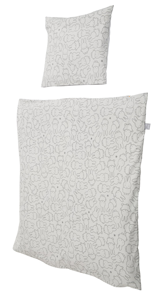 Wiegenbettwäsh 'miffy®', en 100% jersey de coton, 80 x 80 cm, pour lit bébé & berceau – Détourage (3/3)