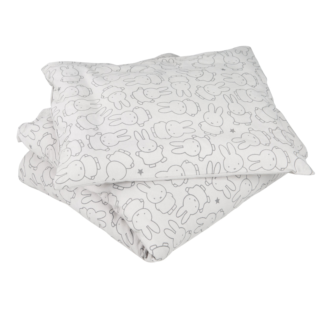 Wiegenbettwäsh 'miffy®', en 100% jersey de coton, 80 x 80 cm, pour lit bébé & berceau – Détourage (2/3)