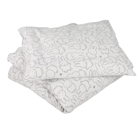 Wiegenbettwäsh 'miffy®', en 100% jersey de coton, 80 x 80 cm, pour lit bébé & berceau – Détourage (2/3)