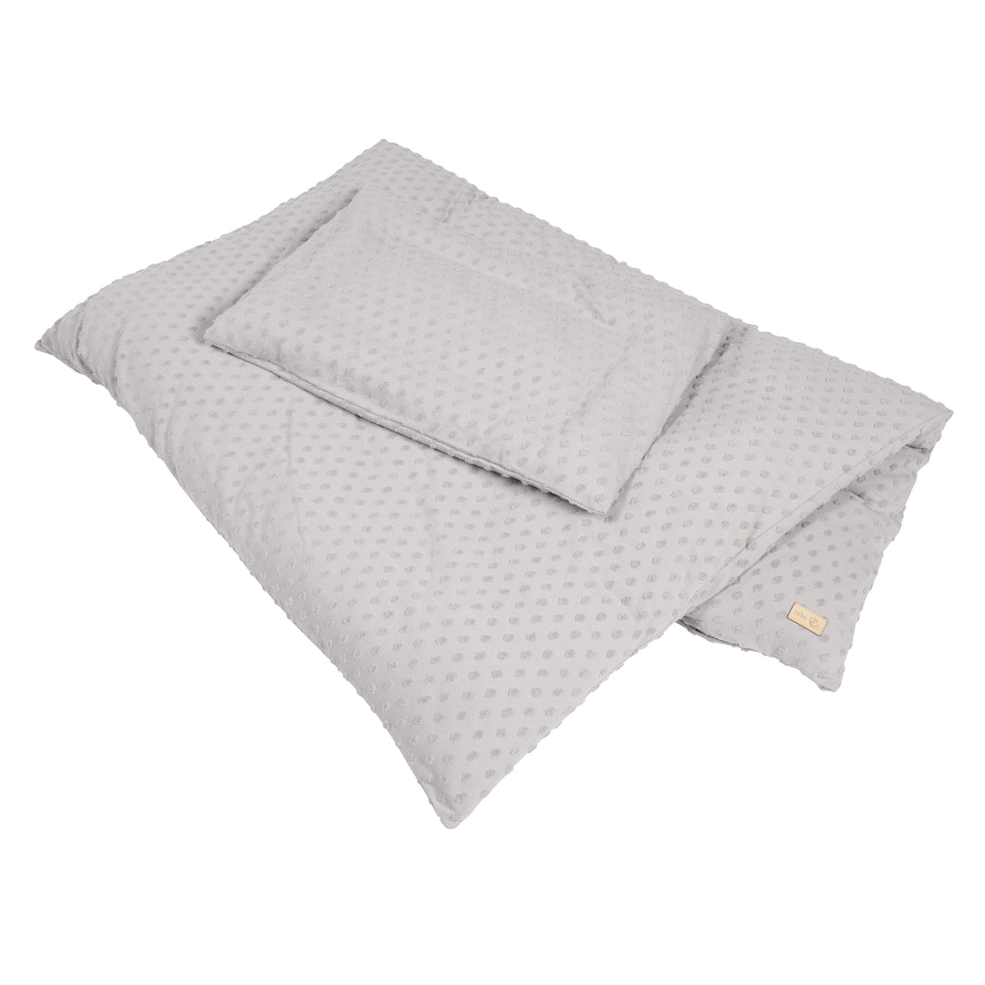 Organic ropa de cama 'Lil Planet', 2piezas, gris plata, 100 x 135 cm, jersey GOTS certificado – Recorte (3/8)