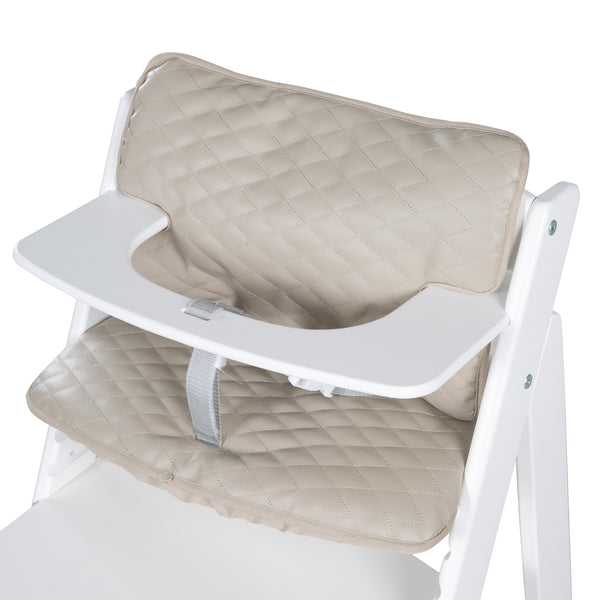 Bottone navigazione seggiolone – Cuscino seduta – Design: Luxe Greyish trapuntato – Beige