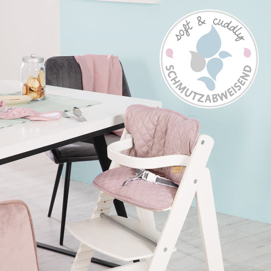 Sitzverkleinerer 'roba Style' - Sitzkissen 2-teilig - Einlage für Treppenhochstühle - Rosa – Milieubild (7/7)