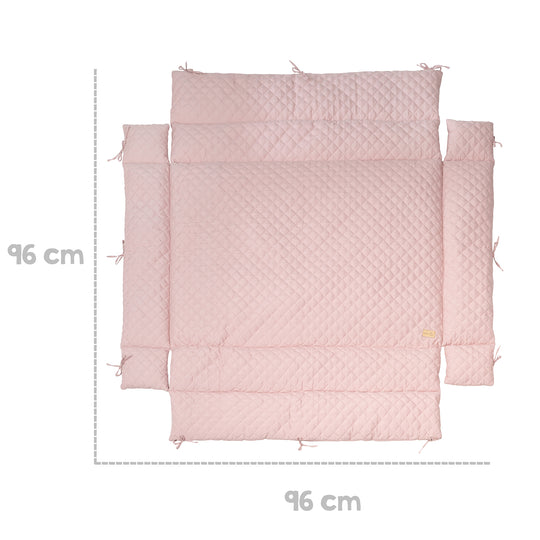 Laufgittereinlage 'roba Style' für Laufgitter 75 x 100 bis 100 x 100 cm - Rosa / Mauve – Infografik (3/7)