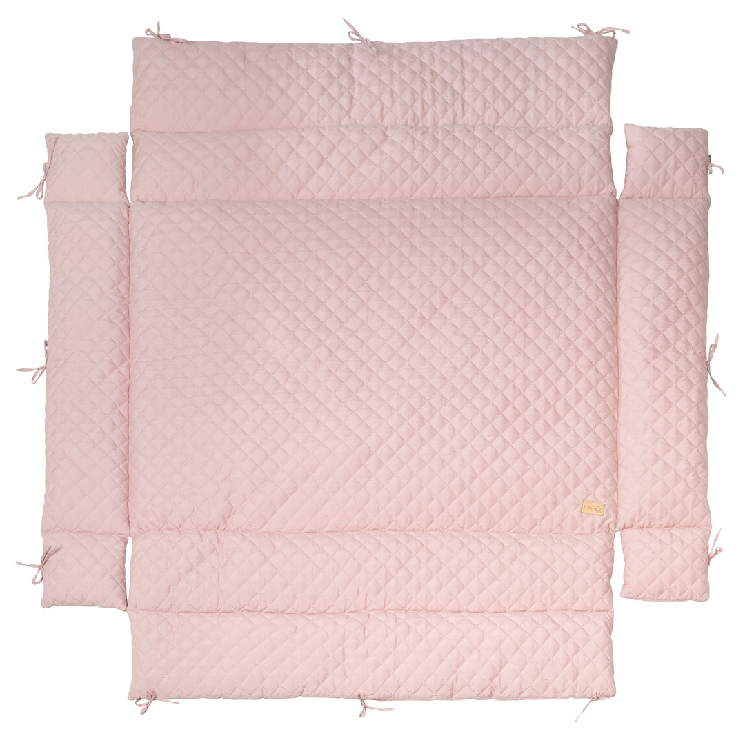 Playpen Mat 'roba Style' for Playpen 75 x 100 to 100 x 100 cm - Pink / Mauve – Cutout (1/7)