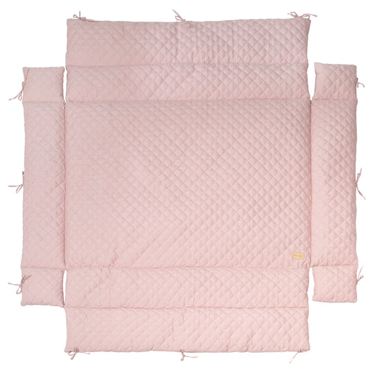 Laufgittereinlage 'roba Style' für Laufgitter 75 x 100 bis 100 x 100 cm - Rosa / Mauve – Freisteller (1/7)