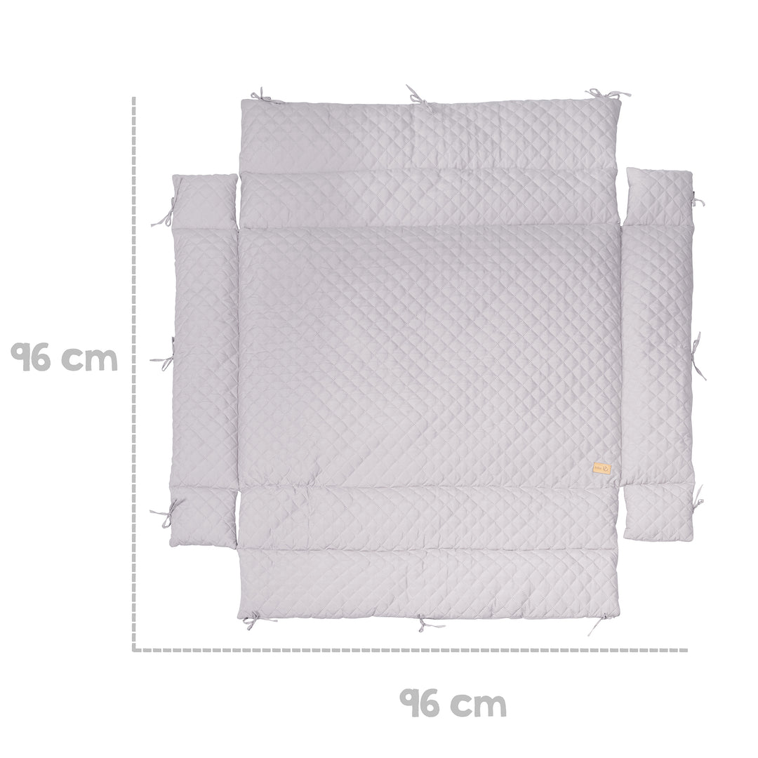Laufgittereinlage 'roba Style' für Laufgitter 75 x 100 bis 100 x 100 cm - Silbergrau – Infografik (3/7)