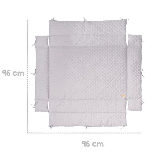 Laufgittereinlage 'roba Style' für Laufgitter 75 x 100 bis 100 x 100 cm - Silbergrau – Infografik (3/7)