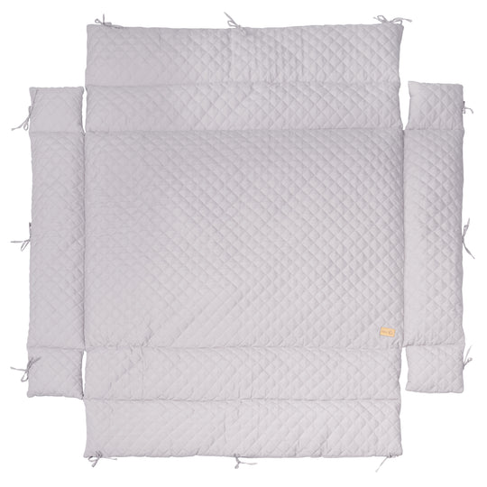 Laufgittereinlage 'roba Style' für Laufgitter 75 x 100 bis 100 x 100 cm - Silbergrau – Freisteller (1/7)
