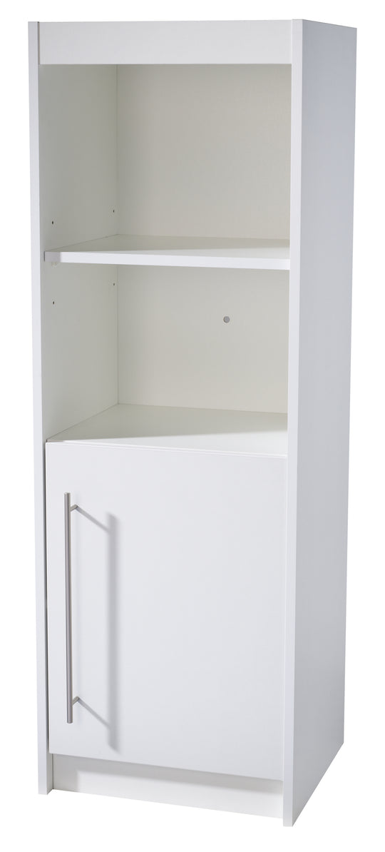 Standregal 'Maren', Holzregal für Baby- & Kinderzimmer, Korpus/Fronten weiß – Freisteller (1/6)