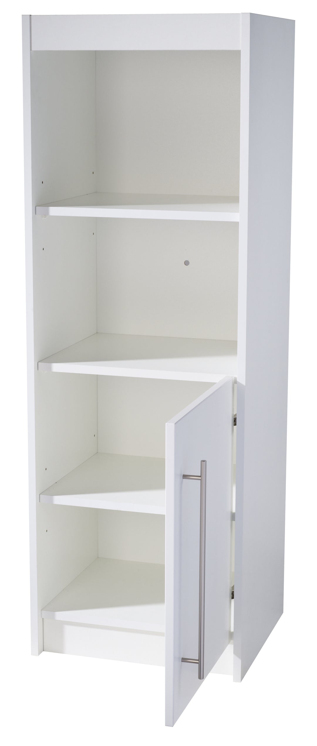 Standregal 'Maren', Holzregal für Baby- & Kinderzimmer, Korpus/Fronten weiß – Freisteller (5/6)