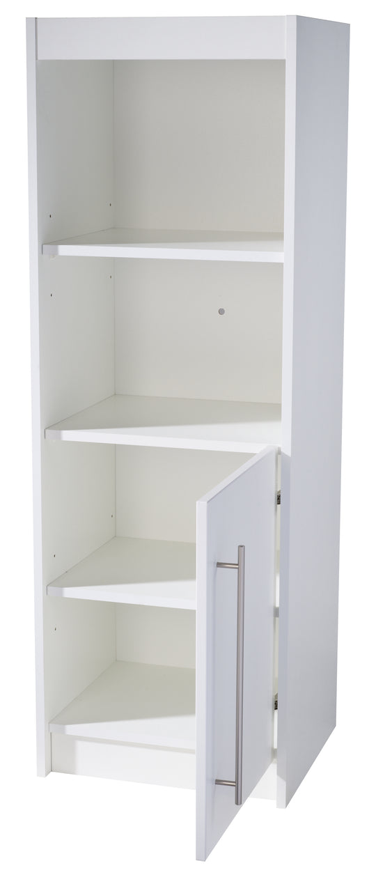 Standregal 'Maren', Holzregal für Baby- & Kinderzimmer, Korpus/Fronten weiß – Freisteller (5/6)