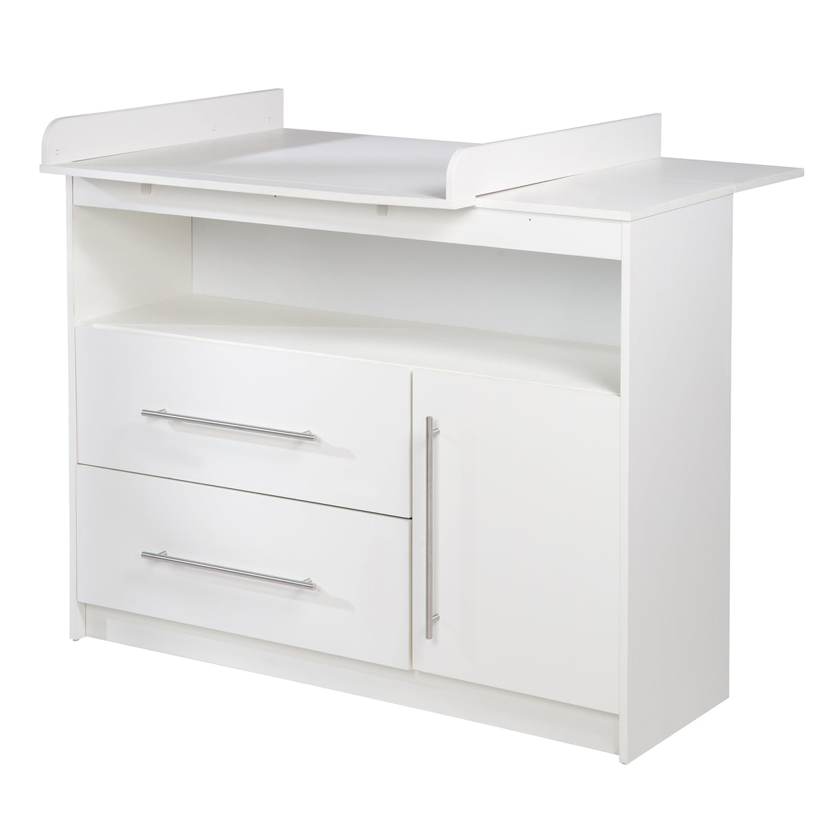 Commode à langer 'Maren', avec amovible plan à langer amovible, large, 2 tiroirs, hauteur à langer 90,5 cm – Détourage (1/8)