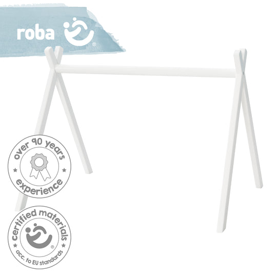 Spieltrapez inkl. Spielset 'Rock Star Baby' – universeller Spielebogen aus weiß lackiertem Holz – Produktbild (5/7)