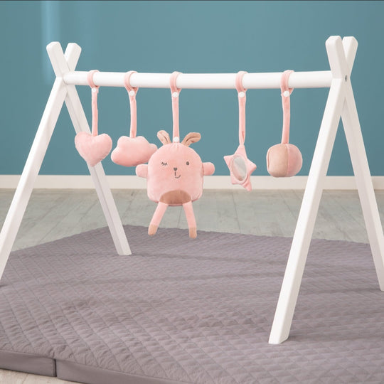 Spielset 'Lil Cuties', 5 Spielfiguren 'Lilly' zum Anhängen an Spiel- & Montesori-Babygym – Milieubild (2/4)