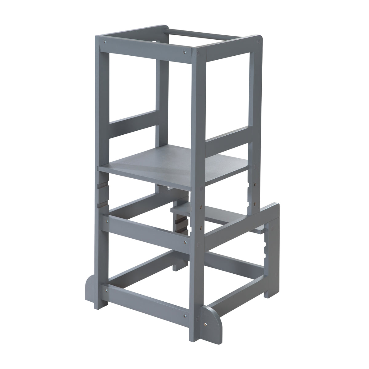 Learning Tower Anthracite, Safe Step Stool for Children, Ideal as Kitchen Helper Step, to 80 kg Load-Bearing – Product Image (1/5)
