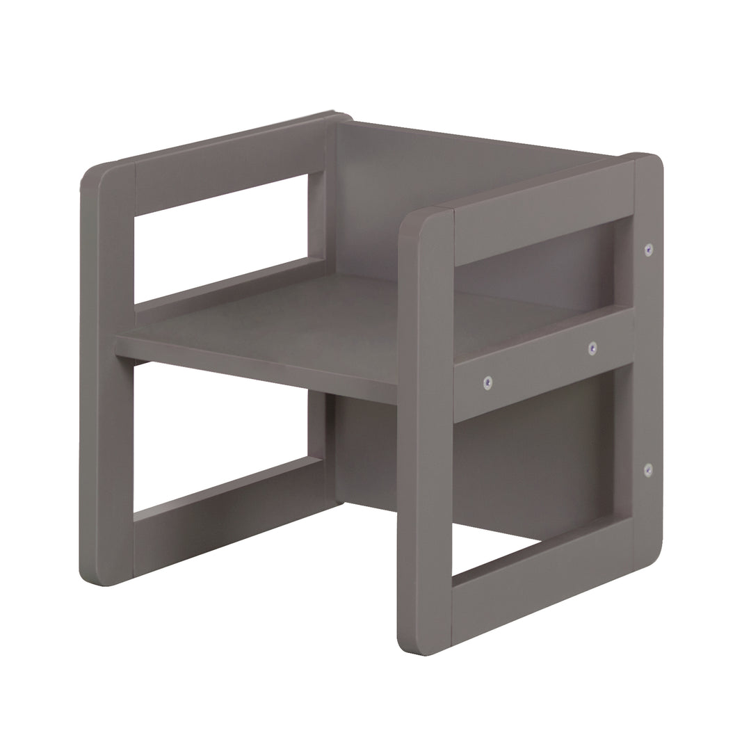 Children's Seating Set 3in1- Reversible Stool & Table - To Children's Bench Convertible - Anthracite – Cutout (11/18)
