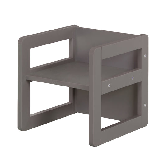 Children's Seating Set 3in1- Reversible Stool & Table - To Children's Bench Convertible - Anthracite – Cutout (11/18)