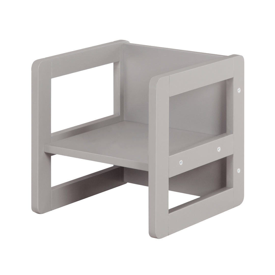 Children's Seating Set 3in1- Reversible Stool & Table - To Children's Bench Convertible - Taupe – Cutout (5/19)