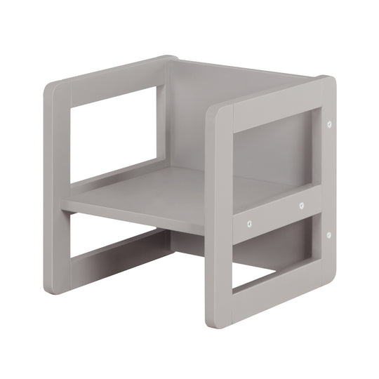 Children's Seating Set 3in1- Reversible Stool & Table - To Children's Bench Convertible - Taupe – Cutout (5/19)