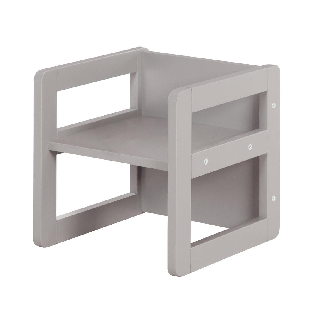 Children's Seating Set 3in1- Reversible Stool & Table - To Children's Bench Convertible - Taupe – Cutout (7/19)