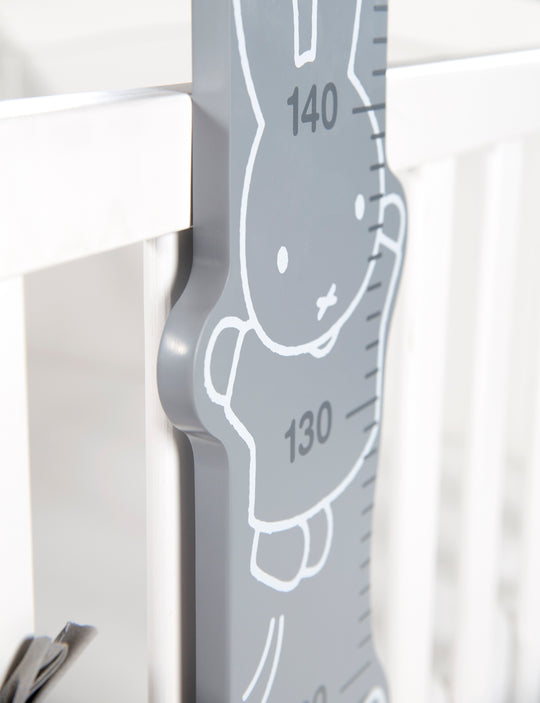 Messlatte 'miffy®', bedruckt, Skala von 70 cm bis 150 cm für Kinder, weiß/grau – Produktbild (2/7)