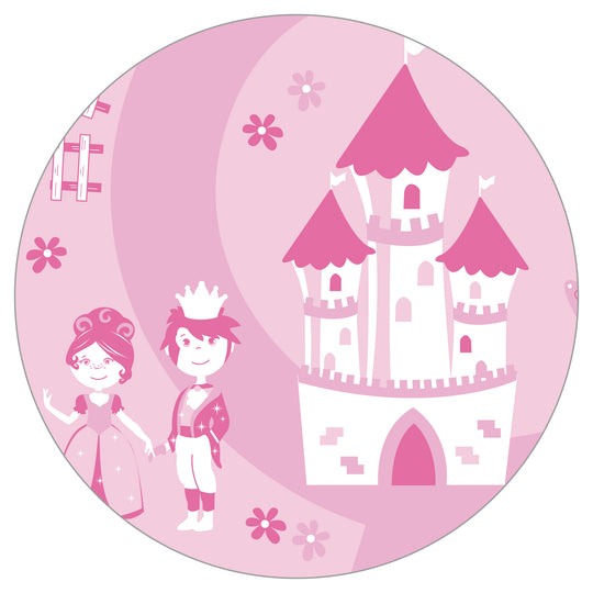 Spielzeugtruhe 'Krone', Sitz-& Aufbewahrungstruhe fürs Kinderzimmer, Truhenbank rosa / pink – Detailbild (3/6)