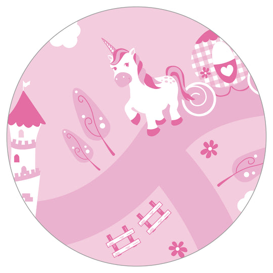 Spielzeugtruhe 'Krone', Sitz-& Aufbewahrungstruhe fürs Kinderzimmer, Truhenbank rosa / pink – Detailbild (5/6)