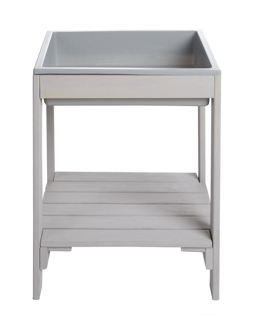 Outdoor+ Spieltisch 'Tiny', wetterfester Massivholz, Sand- & Matschtisch, grau lasiert – Produktbild (9/11)