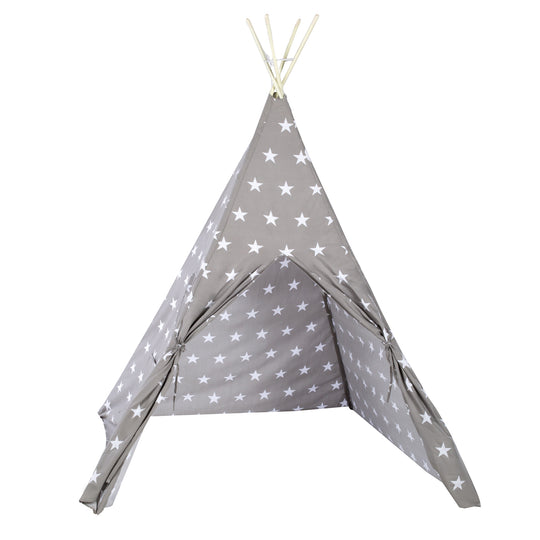 Spielzelt 'Little Stars', Bodenunterlage & Tragetasche, Wigwam für Kinderzimmer & Outdoor – Freisteller (12/29)