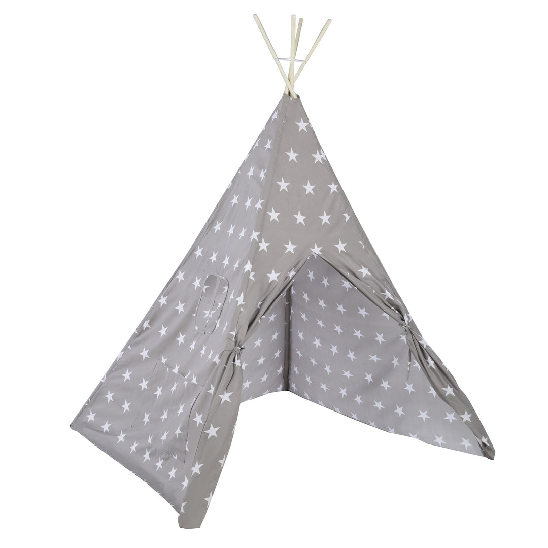 Spielzelt 'Little Stars', Bodenunterlage & Tragetasche, Wigwam für Kinderzimmer & Outdoor – Freisteller (13/29)