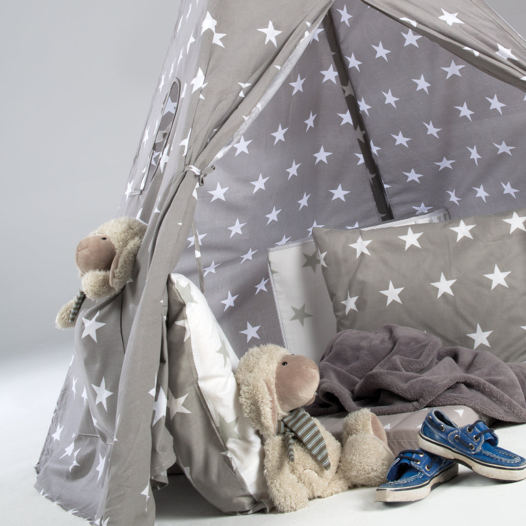 Spielzelt 'Little Stars', Bodenunterlage & Tragetasche, Wigwam für Kinderzimmer & Outdoor – Infografik (9/29)