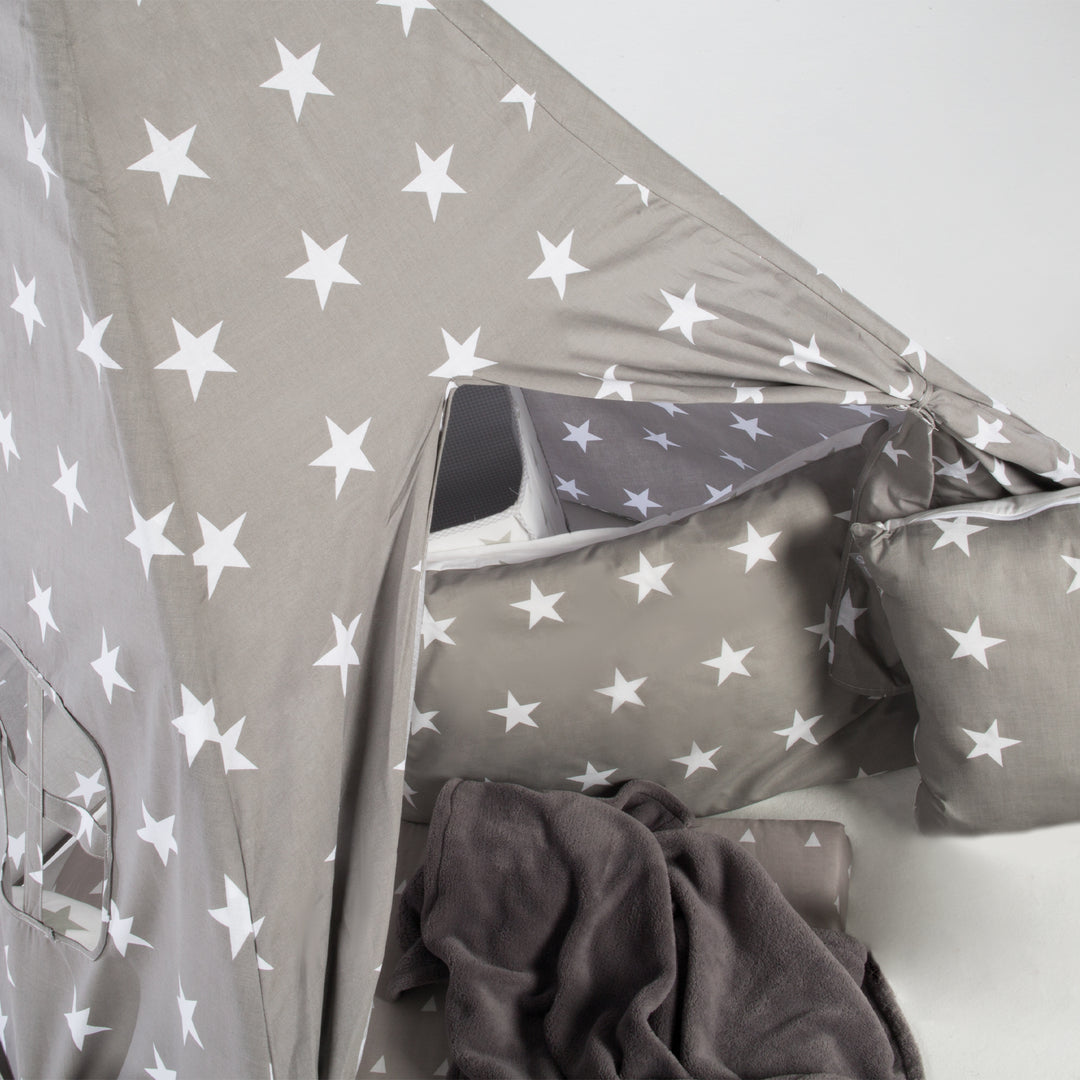 Spielzelt 'Little Stars', Bodenunterlage & Tragetasche, Wigwam für Kinderzimmer & Outdoor – Infografik (20/29)