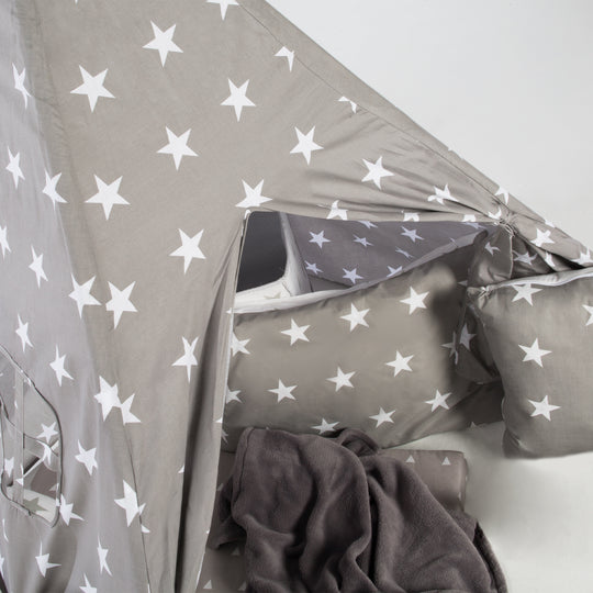 Spielzelt 'Little Stars', Bodenunterlage & Tragetasche, Wigwam für Kinderzimmer & Outdoor – Infografik (20/29)