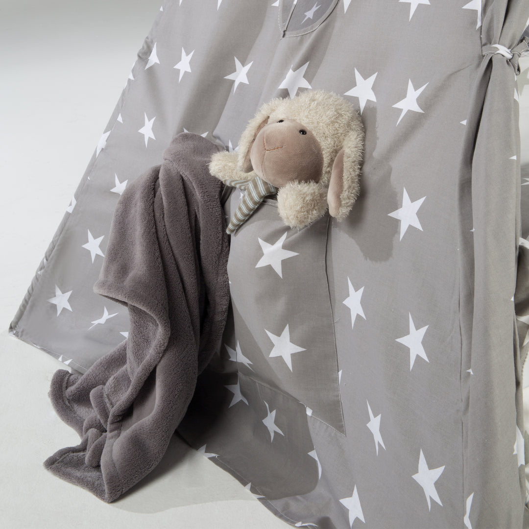 Spielzelt 'Little Stars', Bodenunterlage & Tragetasche, Wigwam für Kinderzimmer & Outdoor – Infografik (22/29)
