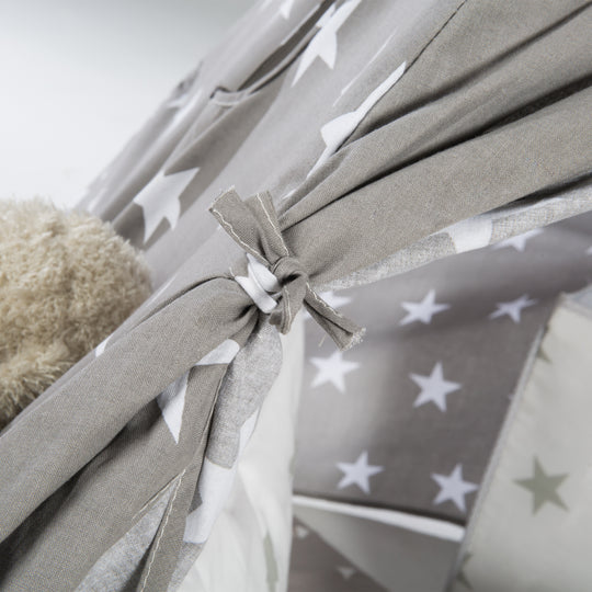 Spielzelt 'Little Stars', Bodenunterlage & Tragetasche, Wigwam für Kinderzimmer & Outdoor – Infografik (10/29)