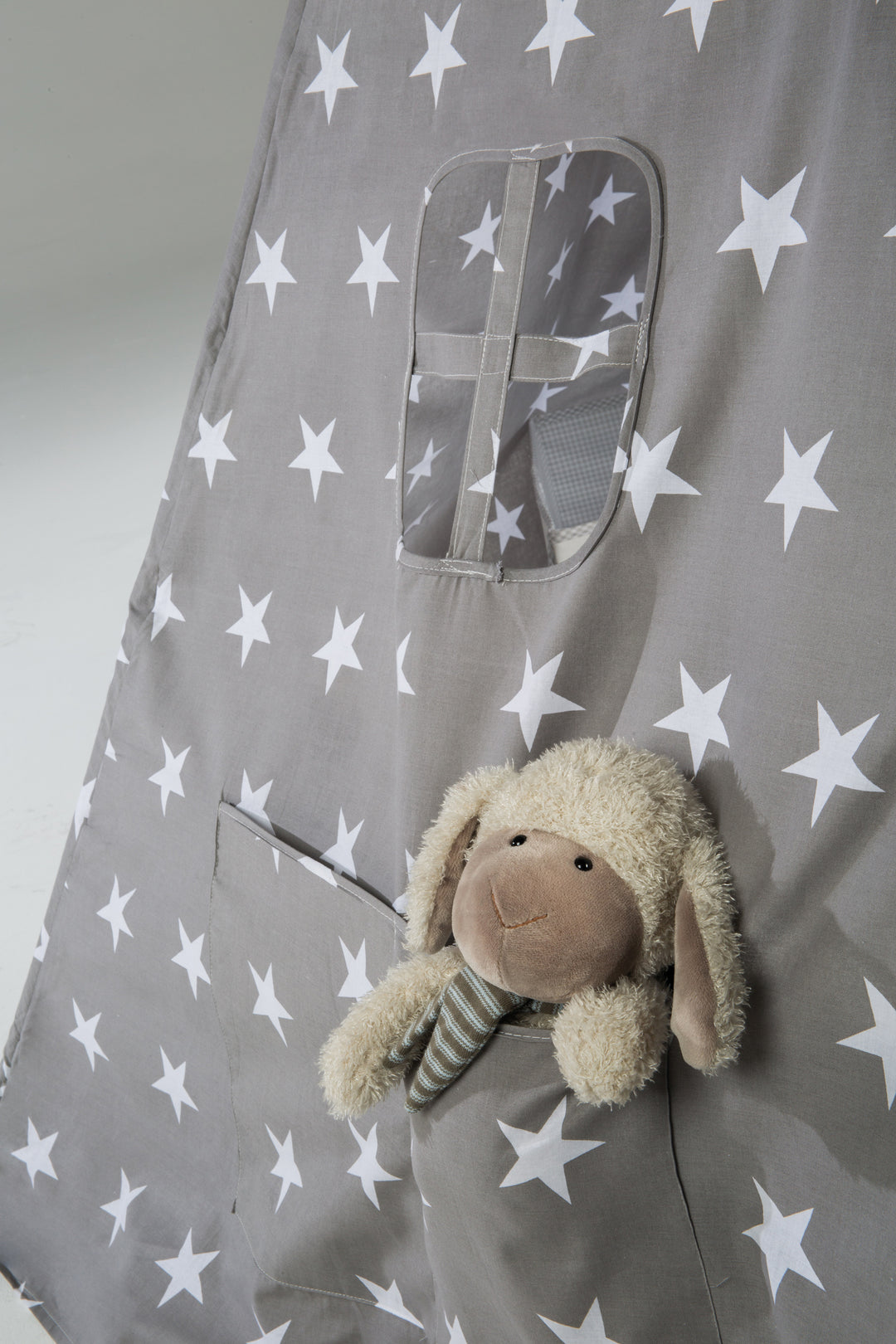 Spielzelt 'Little Stars', Bodenunterlage & Tragetasche, Wigwam für Kinderzimmer & Outdoor – Sonderbild (26/29)