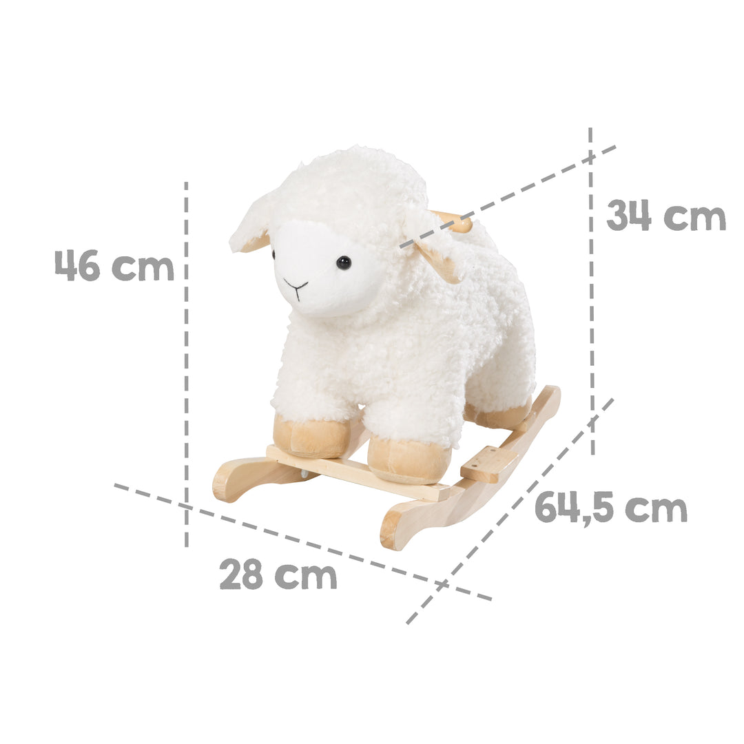 Rocking Animal 'sheep' with Soft Fabric-Polsterung, for Toddlers, from 18 Months – Infographic (3/8)