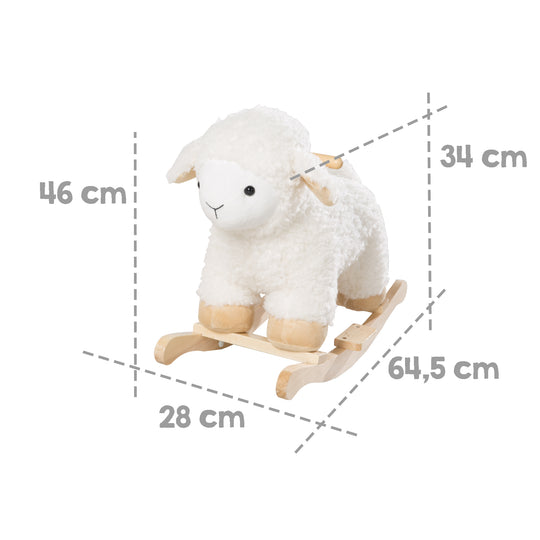 Rocking Animal 'sheep' with Soft Fabric-Polsterung, for Toddlers, from 18 Months – Infographic (3/8)