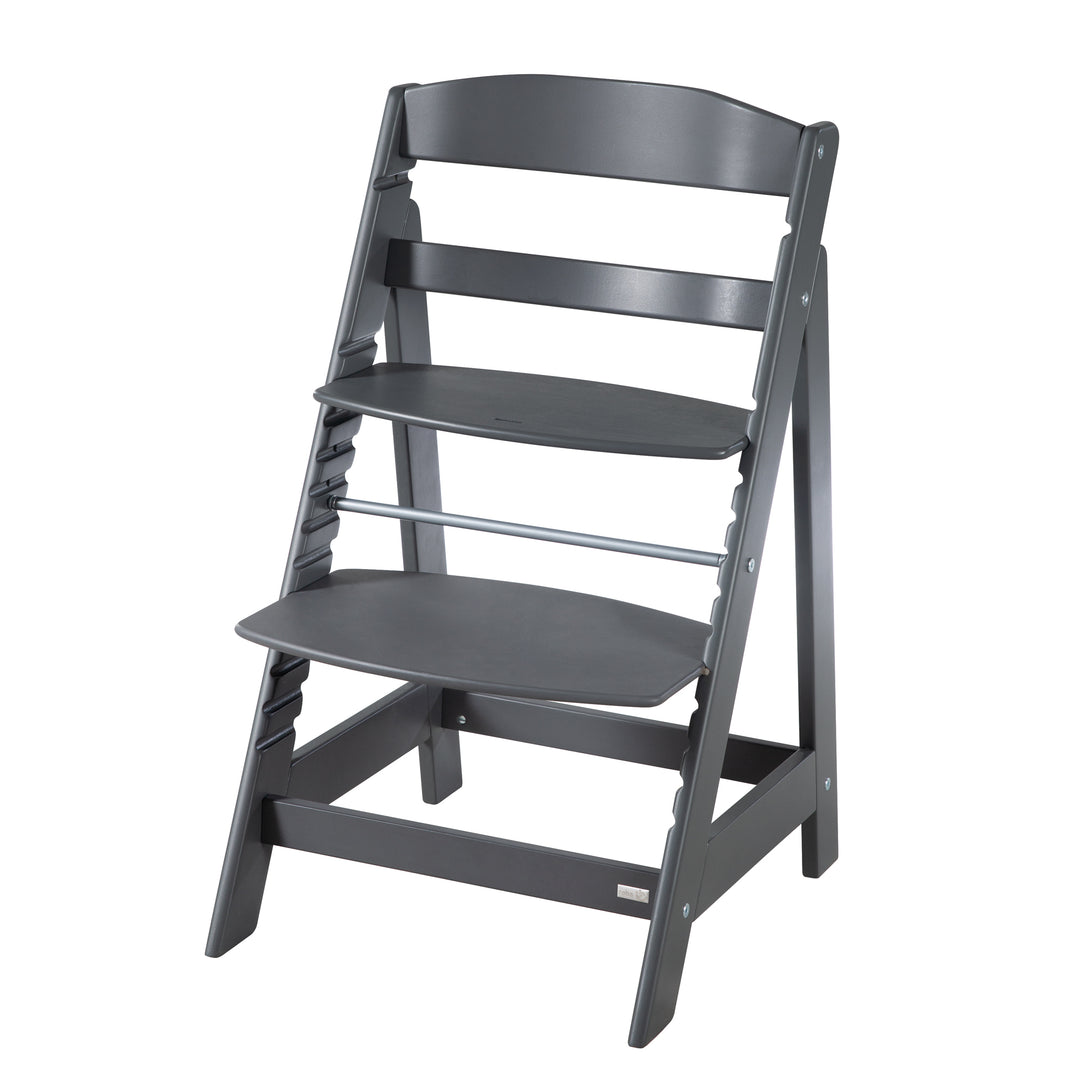 Hochstuhl Set 2in1 'Born Up' - Treppenhochstuhl 'Sit Up' + Aufsatz 'roba Style' - Anthrazit – Freisteller (10/15)