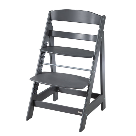 Hochstuhl Set 2in1 'Born Up' - Treppenhochstuhl 'Sit Up' + Aufsatz 'roba Style' - Anthrazit – Freisteller (10/15)