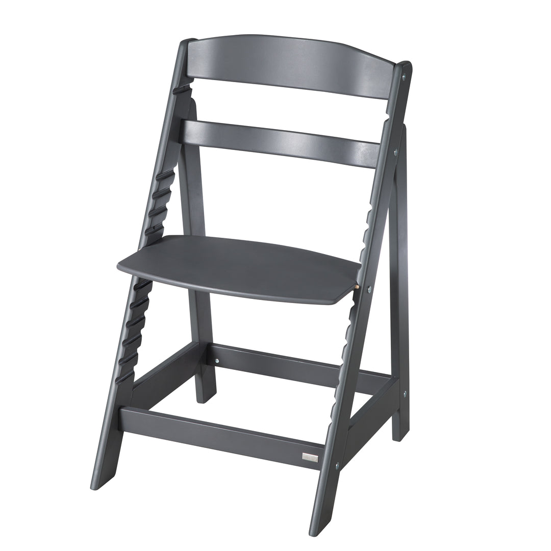 Hochstuhl Set 2in1 'Born Up' - Treppenhochstuhl 'Sit Up' + Aufsatz 'roba Style' - Anthrazit – Freisteller (11/15)