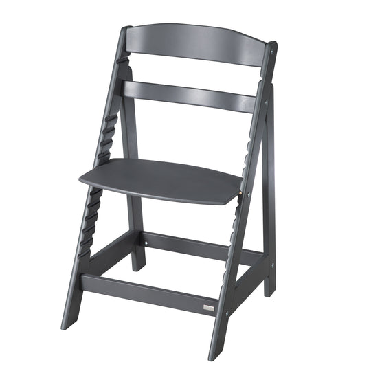Hochstuhl Set 2in1 'Born Up' - Treppenhochstuhl 'Sit Up' + Aufsatz 'roba Style' - Anthrazit – Freisteller (11/15)