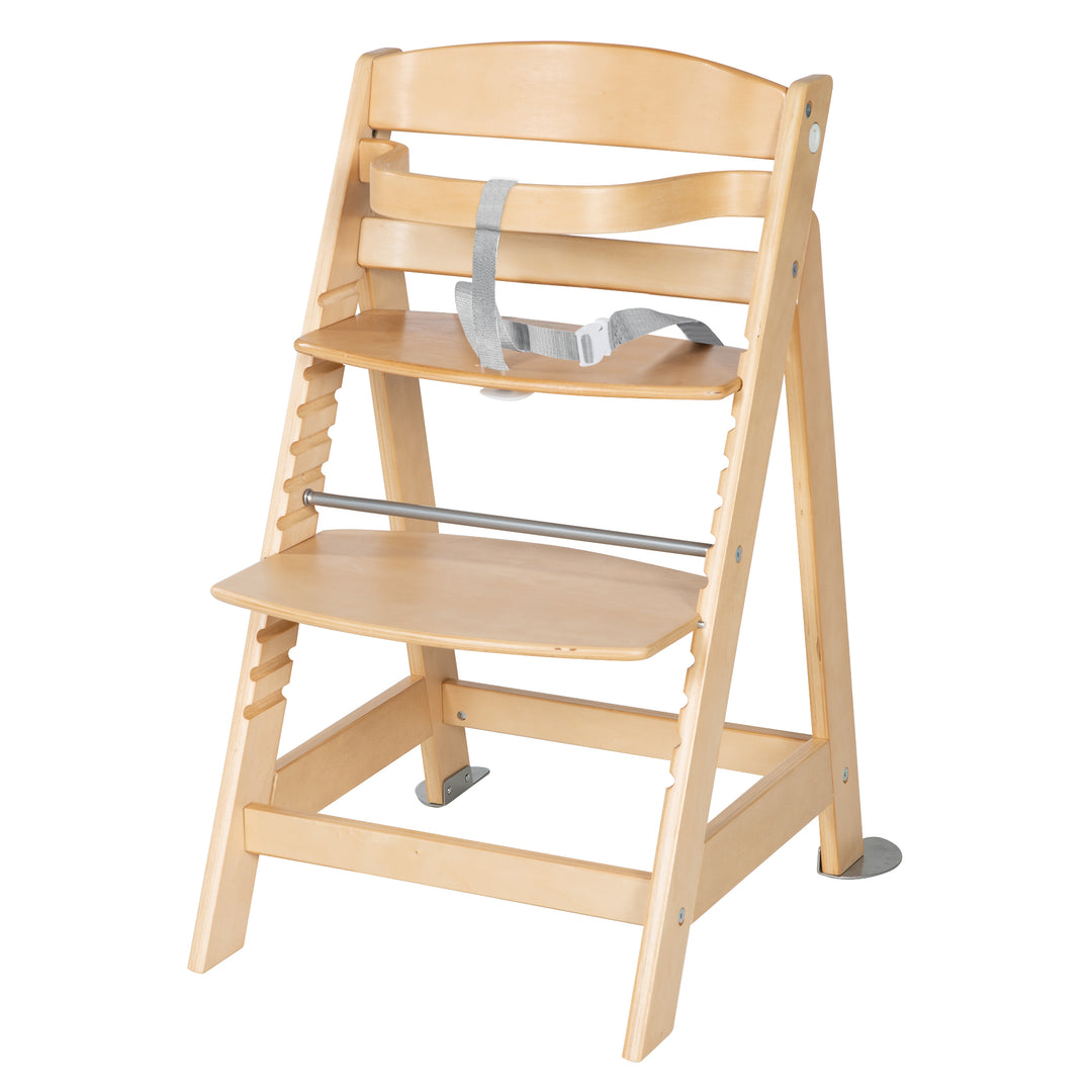 Hochstuhl Set 2in1 'Born Up' - Treppenhochstuhl 'Sit Up' + Aufsatz 'roba Style' frosty green - Natur – Freisteller (10/15)