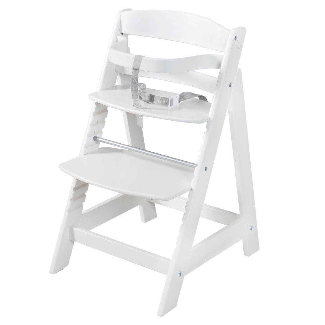 High Chair Set 2in1 'Born Up' - Step High Chair 'Sit Up' + Attachment 'roba Style' Grey - White – Cutout (8/19)