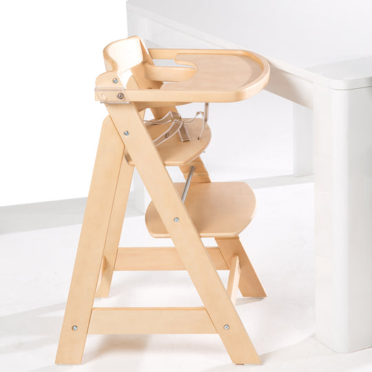 Step High Chair Sit Up FUN + Feeding Tray + Seat Cushion Miffy® - Wood Natural – Lifestyle Image (3/14)