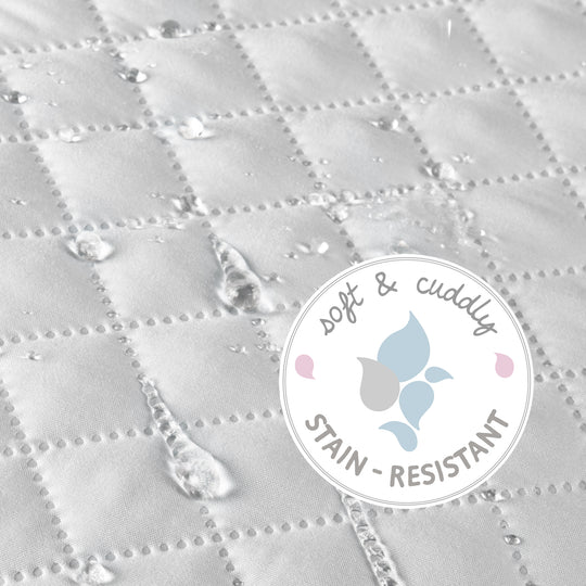 Bundle 'roba Style' mitwachsender, weißer Treppenhochstuhl und silbergrauer Sitzverkleinerer – Infografik (5/10)