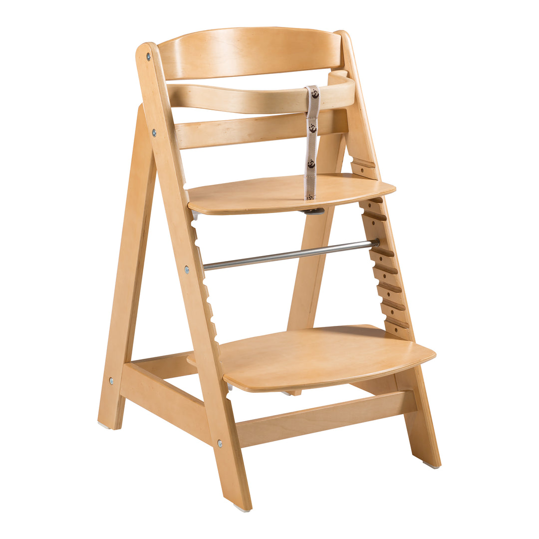 Treppenhochstuhl 'Sit Up Click', mitwachsend, innovativer Klickverschluss, Holz, naturfarben – Freisteller (2/10)