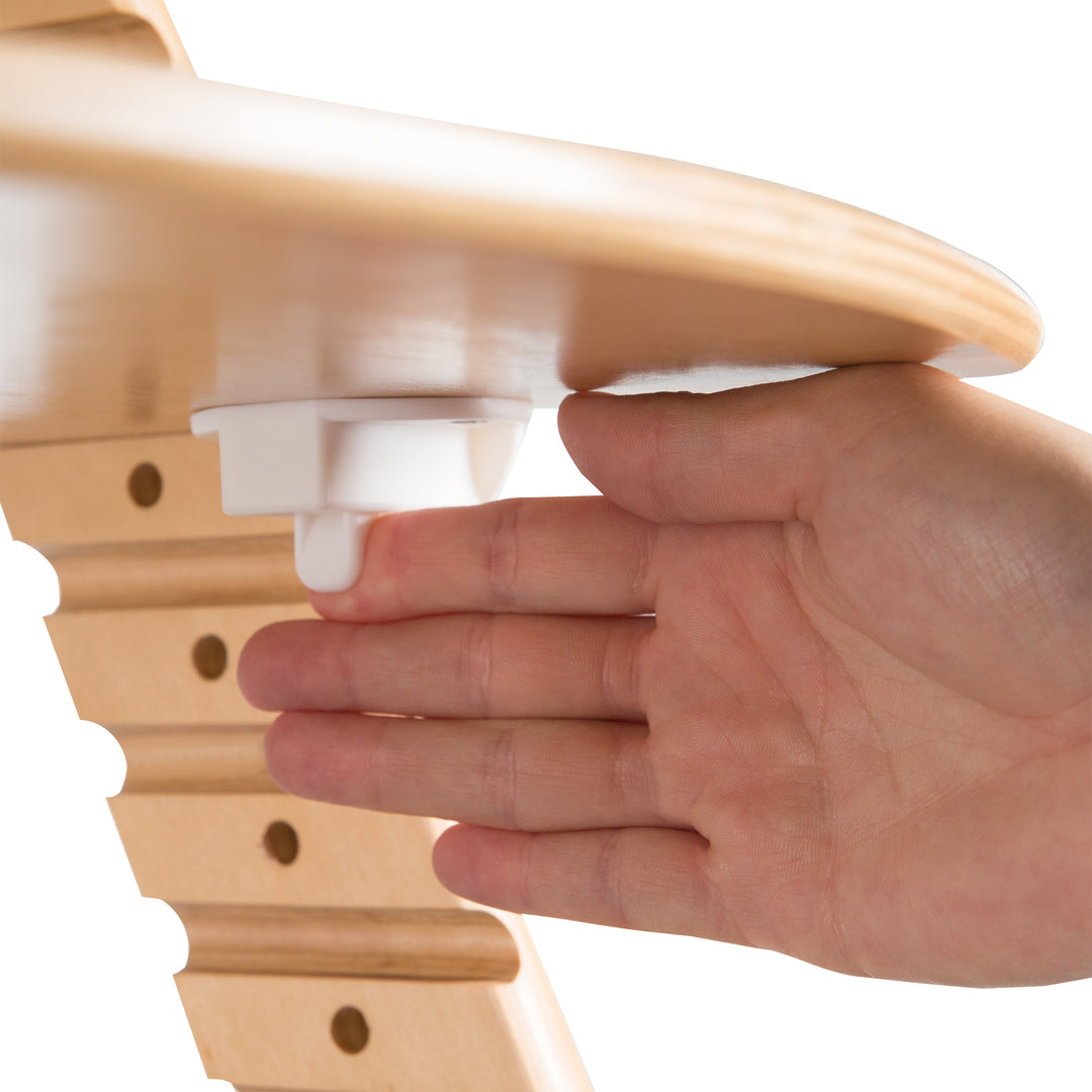 Treppenhochstuhl 'Sit Up Click', mitwachsend, innovativer Klickverschluss, Holz, naturfarben – Detailbild (6/10)