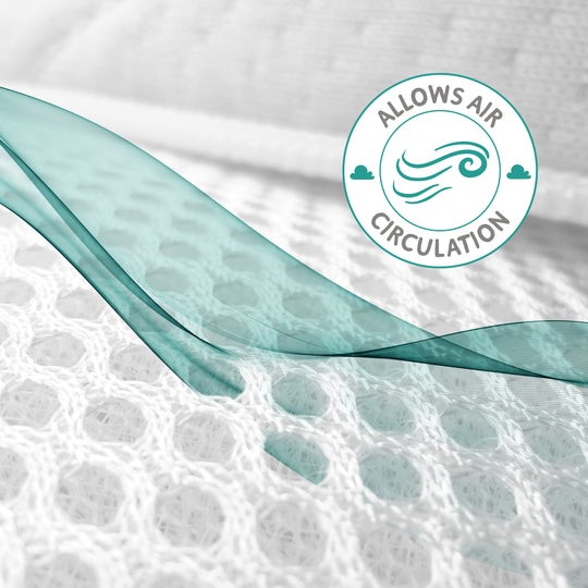 Beistellbett 2in1 'safe asleep®' mit Barriere & Matratze - für alle Elternbetthöhen - Holz weiß – Infografik (7/14)