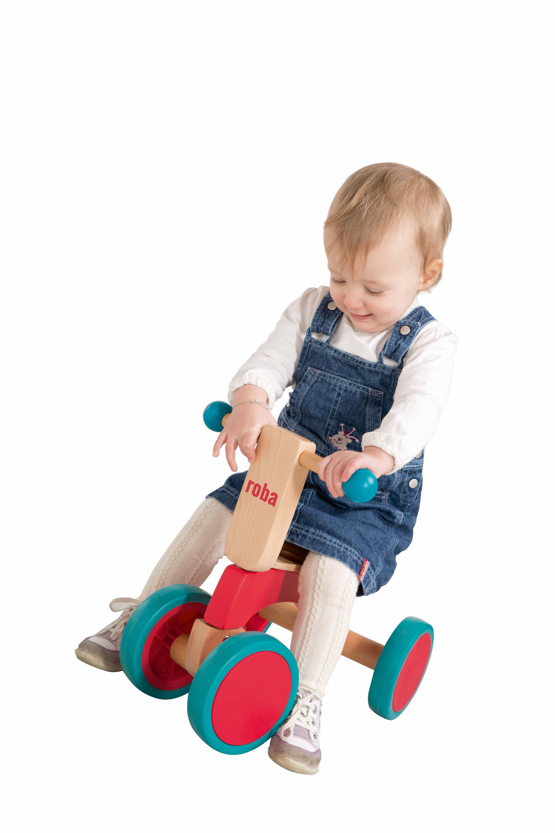 Holzrutscher, Kinderfahrzeug aus Holz, Kleinkind Laufrad/Sitzroller ab 1 Jahr – Milieubild (6/6)